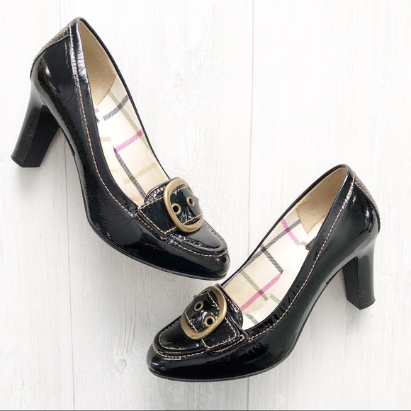 Coach Hillory Patent Buckle Pump SZ 7.5 - Picture 1 of 6